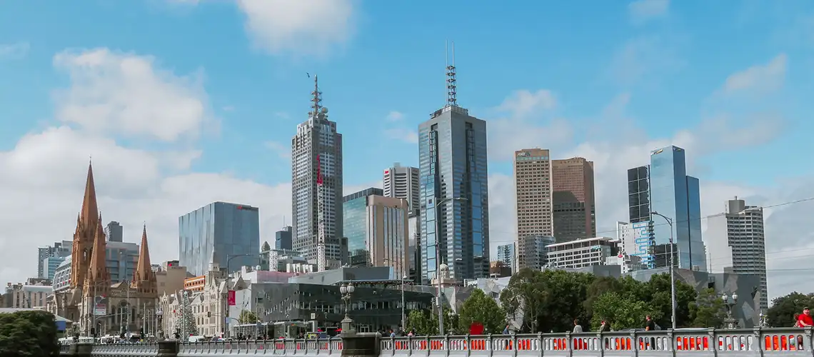 Melbourne skyline showing cultural vibrancy affecting property valuation